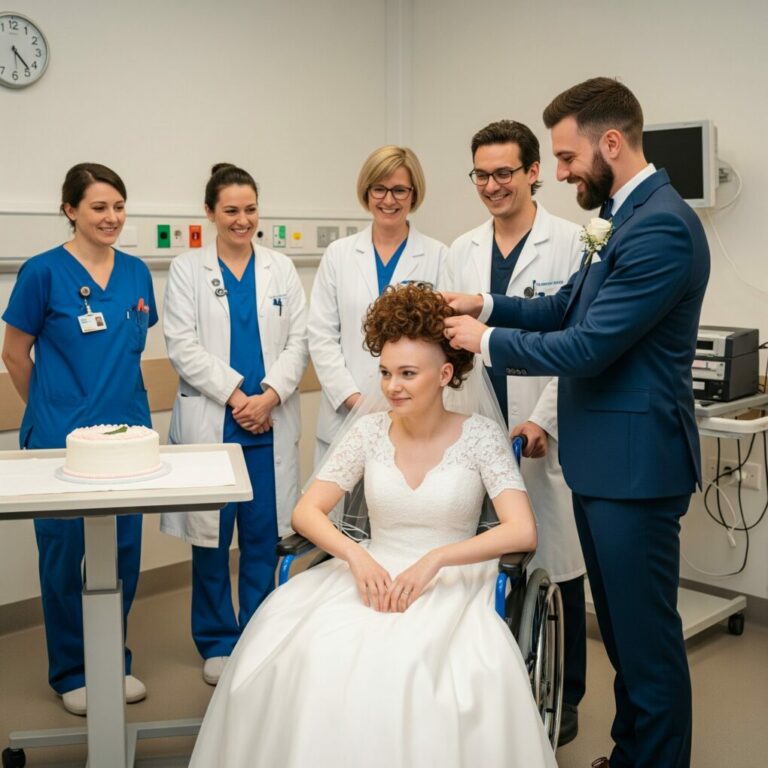 “Llevo 365 días sin mirarme al espejo”, susurré cuando Daniel entró a mi habitación con una peluca en las manos. Yo temblé. “No estoy lista… no quiero que me veas así”, le dije. Pero él, con su traje puesto, respondió: “Hoy te elijo, como eres”. Cuando colocó la peluca sobre mi cabeza y acercaron un espejo, vi algo que creí perdido: yo misma. Y lo que ocurrió después… aún me cuesta creerlo.