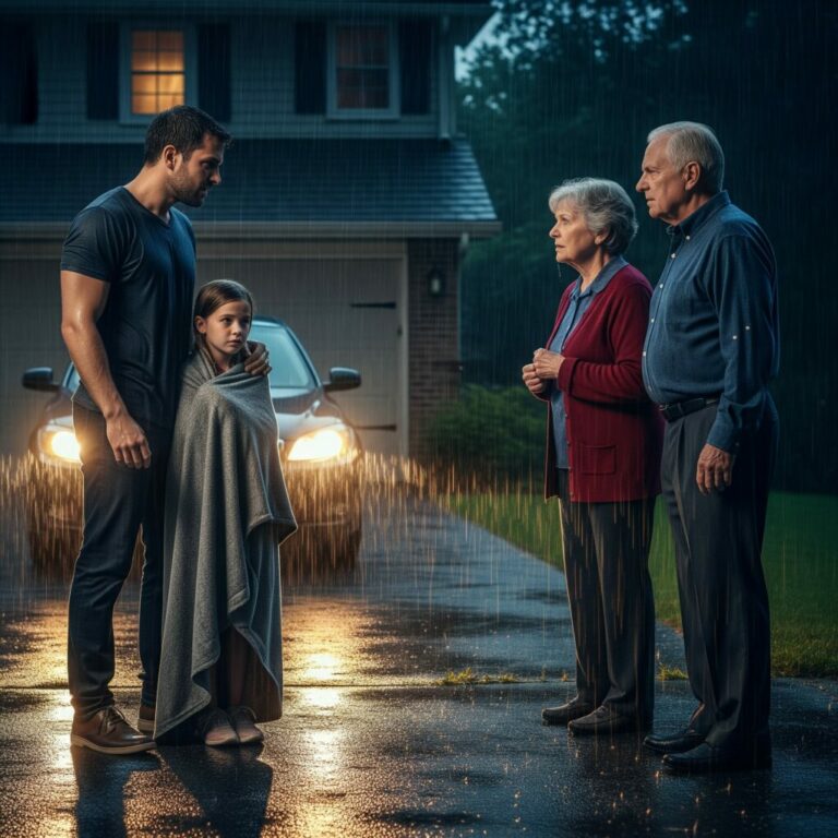 The rain hammered my windshield as my niece’s tiny voice trembled through the phone: “I’m alone… I’m starving… please help, Uncle.” My heart dropped. She was supposed to be safe with my parents. I kicked open their front door, shouting her name—only to freeze at what I saw inside. “How could you let this happen?” I roared, blood boiling. And in that moment, I made a decision that would change everything…