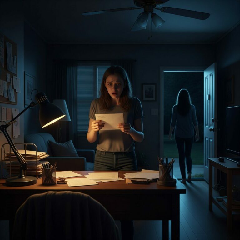 “‘Honestly, Mom, the best birthday gift would be if you just died,’ she said, staring at me like I was nothing. I didn’t cry. I just left. The house, the money, all of it—gone. And on her desk, one final thing. She opened it, and I heard a scream that would haunt me forever… but I was already miles away.”