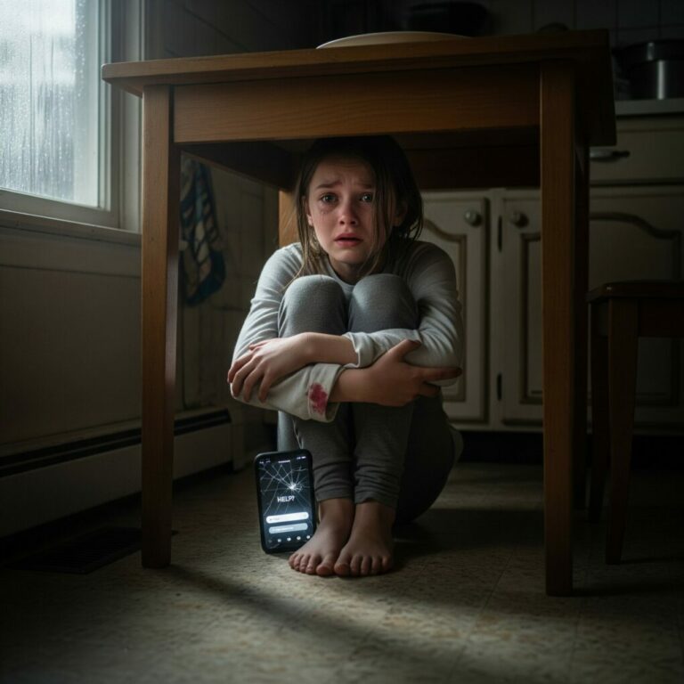 A terrified little girl fired off a message meant for a neighbor: “He’s beating my mama!” Instead, it landed in the phone of a feared mafia boss. For a moment, the screen stayed dark—until it lit up with a chilling, unexpected reply: “I’m on my way.” What followed wasn’t revenge, but something far more unpredictable. And the night’s outcome… no one could have imagined.