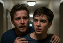 My neighbor pounded on my door at 5 a.m., eyes wild. “Don’t go to work today. Just trust me.” “Why?” I demanded. He swallowed hard. “You’ll understand by noon.” Then he ran. By 11:30, my phone rang—the police. The officer’s voice shook as he asked me a single question… one that made my stomach drop. And that’s when I realized my neighbor hadn’t been warning me—he’d been saving me.