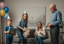 I watched in disbelief as Amy ripped apart Tyler’s birthday cake, the one Sarah had spent hours decorating. “Stop it! He’s five, not a joke!” I shouted. My mother just waved me off. Then Dad stood up slowly, his face stone-cold. “I can’t watch this anymore,” he said, pulling off his wedding ring and letting it clatter to the floor. In that instant, I realized our family would never be the same.