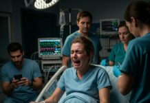 I thought I was dead… but I wasn’t. I could hear everything—my husband laughing, my mother-in-law plotting, my baby’s name being stolen from my lips. ‘Thirty days,’ Margaret whispered, ‘then we pull the plug.’ My heart raced. My body lay still, but my mind screamed. They think I’m gone… but I’m listening. And when I wake, they won’t get away with a single thing. Will I survive long enough to stop them?