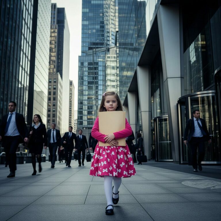 When a mother fell ill and missed her interview, no one expected that her four-year-old daughter, wearing a pink dress and carrying her mother’s resume, would walk into a billionaire CEO’s office and somehow change the course of their lives forever, proving that courage and love can open doors that even experience and credentials cannot.