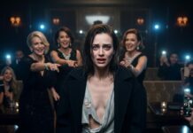 They ripped my dress and laughed,” I thought, frozen as phones pointed at me. One of them sneered, “You don’t belong here.” I was seconds from running when the door swung open and a familiar voice cut through the room: “Step away from my wife.” The silence was instant. They finally realized the mistake—but the real consequences hadn’t even begun yet.