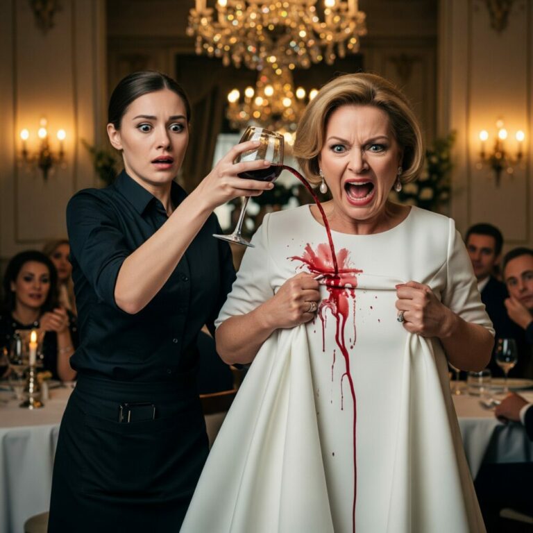 “Get off me! You clumsy idiot!” I screamed as her nails dug into my hair. The pain was unbearable, but I couldn’t break cover. And then I heard it—the doors slammed open. “Take your hands off my wife!” My husband’s voice boomed. All at once, her world froze, and I realized… she had no idea who she was hurting. This isn’t just a story about money or status—it’s about justice. And it’s far from over.