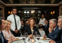 The moment my father-in-law laughed and said, “We forgot our wallets,” the entire restaurant turned to look at me. My husband whispered, “Emily… what are we going to do?” I didn’t answer. I simply smiled and said, “Relax. I planned for this.” That was the exact second I realized—tonight wasn’t about humiliation anymore. It was about exposure.