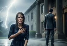 I stood frozen as Kyrie wrapped his arms around her. “Vianne! What a surprise!” he exclaimed, laughing like I didn’t exist. My hands shook, my tray clanging to the floor. “This is my house! He is my husband! You are not welcome here!” The room went silent. He grabbed my wrist, dragging me into the pouring rain. I fell, soaked, humiliated… and watched my life unravel through the glass. How could someone I loved betray me so completely?