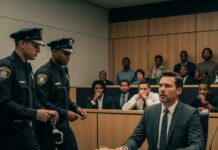 “I deserve half of everything she owns,” my husband said loudly in court, smiling like he’d already won. The room gasped. I didn’t react. I just tightened my grip on the envelope in my lap. He thought my silence meant fear. He didn’t know the papers inside would turn his confidence into handcuffs—and end everything he thought he controlled.