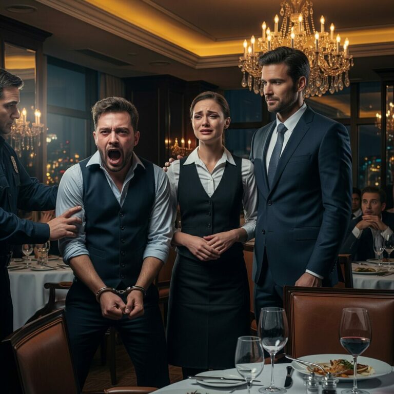 I was on the floor, gasping for air, when he lifted his foot again. ‘Please, Brandon… don’t,’ I whispered. That’s when a calm voice cut through the room: ‘Touch her again, and you’re finished.’ Everyone froze. My ex laughed—until the man stepped forward. I didn’t know then that this moment would destroy one life… and completely change mine.”