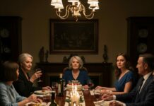 I was holding my wine glass when she laughed and said, “So, Nina, what’s it like being a failure?” Everyone laughed with her. My husband didn’t defend me—he laughed too. I smiled back, calm enough to scare myself, and replied, “What’s it like knowing this failure won’t pay your bills anymore?” The room went silent. That was the moment they realized I was done being quiet.