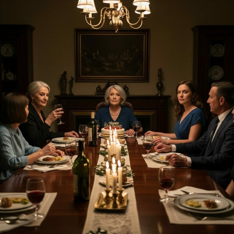 I was holding my wine glass when she laughed and said, “So, Nina, what’s it like being a failure?” Everyone laughed with her. My husband didn’t defend me—he laughed too. I smiled back, calm enough to scare myself, and replied, “What’s it like knowing this failure won’t pay your bills anymore?” The room went silent. That was the moment they realized I was done being quiet.