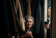 “I think it’s time we had her evaluated,” my husband’s voice said from inside the closet. My heart stopped. “Once she’s declared impaired,” my daughter-in-law replied calmly, “the house, the money—everything—becomes easier.” I stood frozen in the dark, clutching a champagne glass, realizing the truth. I wasn’t losing my memory. I was losing my life.