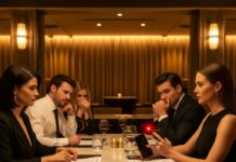 Nathan laughed as he handed me the divorce papers. “Sign here, Victoria. It’s over.” My hand froze… then I smiled. “Oh, I’ve already signed mine—along with a little surprise for you.” He froze. I pulled out emails, bank statements, and recordings. Tonight, he wasn’t destroying me. He was about to destroy himself.