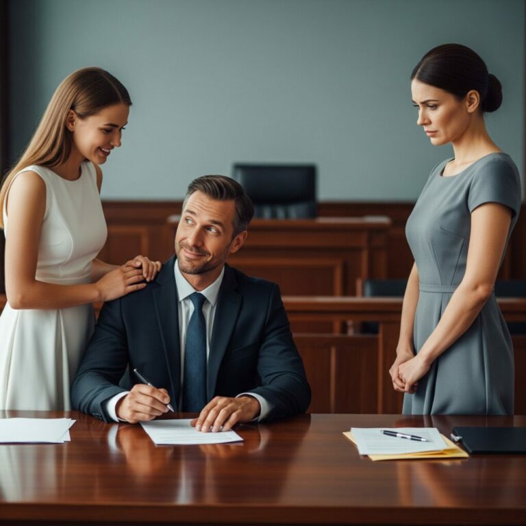 I watched my husband sign the divorce papers and whisper to his mistress, “It’s over. She has nothing.” I smiled and leaned closer. “You’re right,” I said softly. “I have nothing… except the truth you’re about to regret.” He laughed—until the courtroom doors slammed open. That was the moment everything flipped, and their victory turned into pure terror.