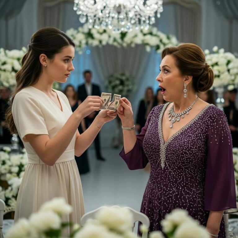 “They think I’m after his money,” I whispered as I heard the laughter behind me. Then the groom suddenly dropped to his knees, staring straight at me. “Ma’am… it’s you.” The room froze. My heart stopped. In that moment, fifteen years of secrets came crashing down, and I realized this wedding was about to expose a truth no one was ready to hear.