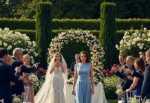 “I… I can’t believe this,” the bride whispered, her smile frozen. All eyes turned toward me. I stood there in my $60 dress, feeling the weight of every cruel word they’d ever said. And then he did it—Evan Sterling, the groom, my old crush, walked away from his bride and said, “Laney Morrison, I’ve been looking for you for six years.” The crowd gasped. Everything I thought I knew about this night shattered.