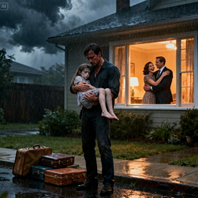 After Working Three Jobs to Save His Daughter, He Was Betrayed, Spat On, and Abandoned—Yet the Envelope in His Pocket Turned Him Into One of the Richest Men Alive, and the Way He Used That Power at His Ex-Wife’s Wedding Left an Entire Room Speechless