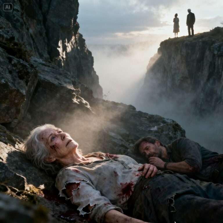 “He Said: ‘Smile for the Photo, Mom’ — Then He Pushed Her Off the Cliff” A chilling story of greed, betrayal, and survival — where a mother’s trust becomes the weapon her own son uses to destroy her. But what she does next will shock the entire courtroom.