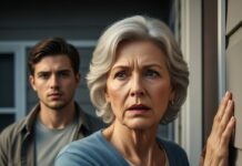 I was halfway to church when I whispered, “I forgot my hearing aid.” As my son Tony and I walked back, we suddenly heard sobbing through my wall. “Mom… did you hear that?” he asked. Then a voice cried, “Please, don’t!” My heart stopped. I grabbed Tony’s hand and ran—because whatever was happening inside my house wasn’t meant for us to witness… yet.