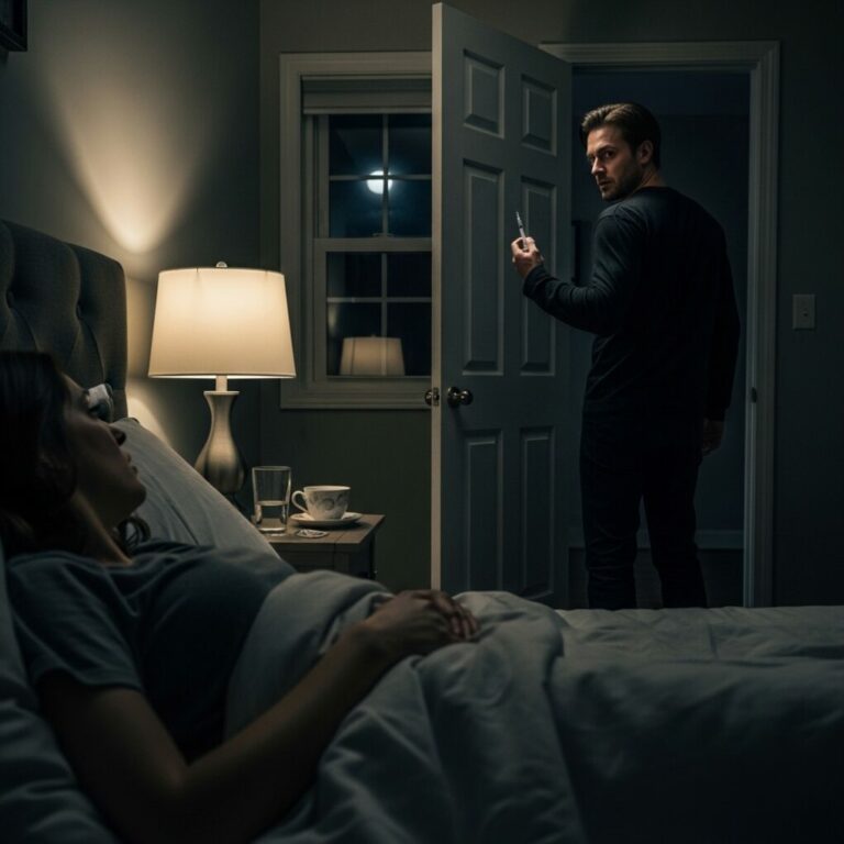 When I noticed my husband stirring something into my tea every night, I knew something was wrong. Tonight, I pretended to drink it, then collapsed onto the bed as if sedated. Moments later, he crept into the room. “She won’t remember anything,” he whispered. Then he opened my bedside drawer—my private drawer—and smiled. What he did next made my entire body go cold.