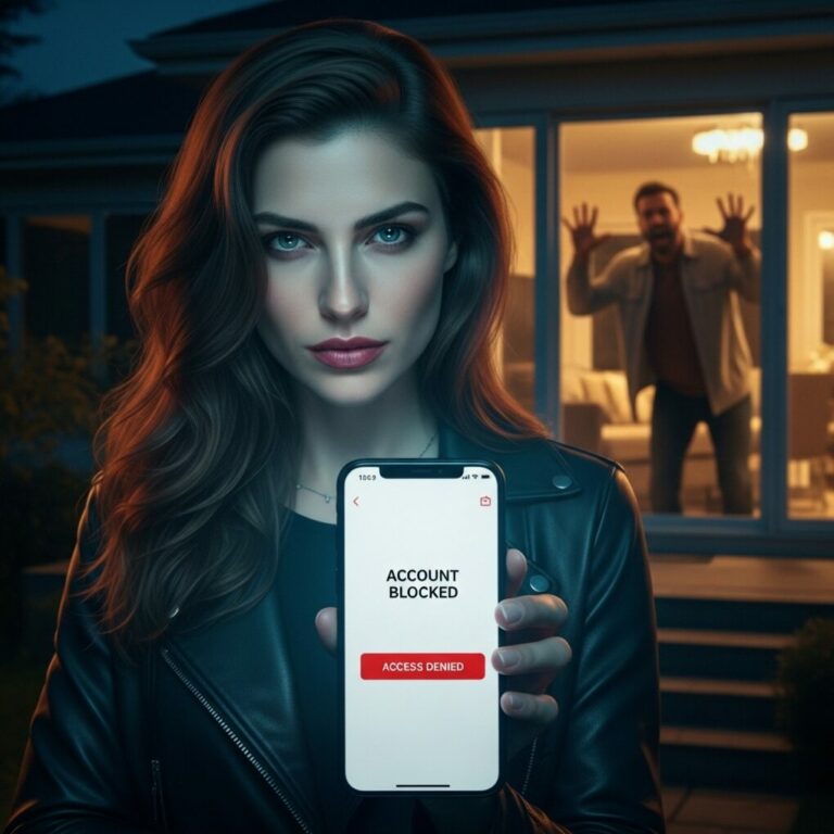 “My husband’s voice shattered the air, cold and venomous: ‘Get out of our house until you apologize, or never come back!’ I didn’t cry. I didn’t argue. As I stepped past the threshold, I whispered, ‘Be careful what you wish for, Mark.’ With one tap on my phone, I froze the accounts, cancelled the mortgage payments, and cut off his world. Now, my phone is screaming with 27 missed calls. He’s finally realizing who actually owned that ‘life’ of his… and the real surprise hasn’t even begun.”