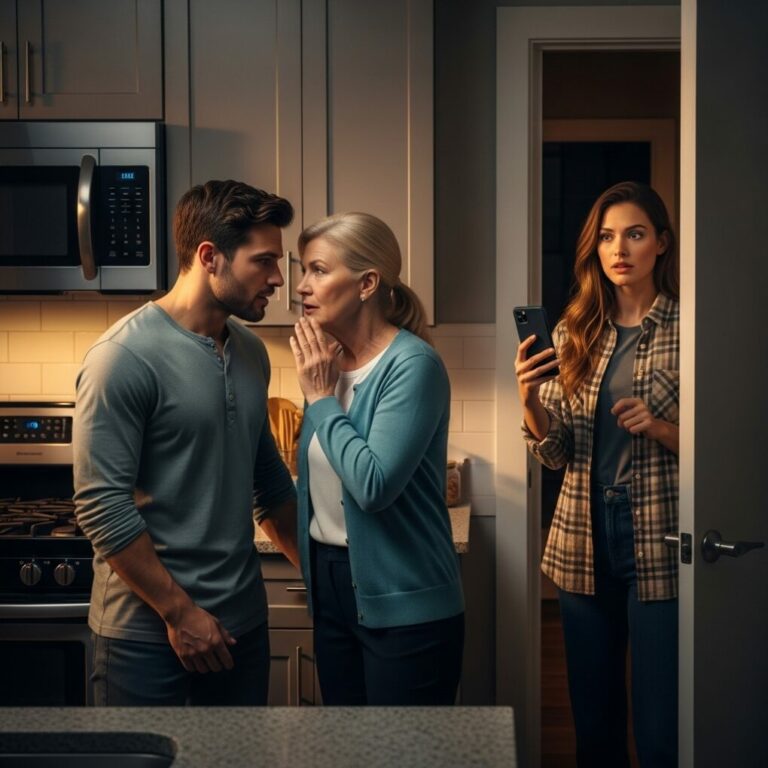 I never told my husband—or his mother—that the apartment we moved into was actually mine. I thought keeping quiet would avoid drama… until one night I overheard them whispering in the kitchen. “Once she signs everything over, we’ll finally have control,” his mother hissed. My husband replied, “Don’t worry. She’s too naive to notice.”