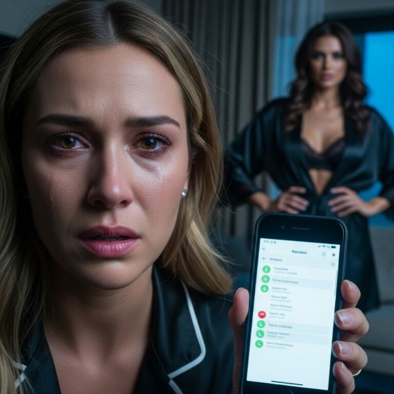 “The steam from the shower blurred the room, but the voice on the phone was crystal clear. ‘He’s all mine tonight,’ she giggled, her words like acid in my ear. ‘She’s too blind to see us.’ My heart stopped—that wasn’t just any voice. It was my own sister. As the water stopped running, I realized my life was a lie. How do you look at a man who killed your soul before he even stepped out of the shower?”