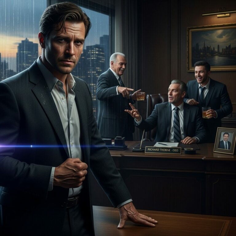 I still hear my father-in-law’s laugh echoing in that boardroom. “Pack your things,” he said casually. “My son needs this role now.”  Seven years. That’s how long I gave up my six-figure career to save his company. Everyone clapped. No one defended me.  I smiled, nodded, and walked out like I’d lost everything. What they didn’t see was the plan already in motion—and how close they were to losing it all.