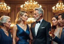 “My mother whispered, ‘She’s better for you,’ as she handed my boyfriend to my sister. I left with nothing but tears. But years later, at my gala, the room went silent. When my ex saw the man holding my waist, he gasped, ‘It can’t be… Sir?’ I leaned in, smiling coldly. ‘Meet my husband.’ Their world crumbled in a second. You won’t believe who I married…”