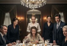 I thought meeting my fiancé’s family would be simple—until his mother looked me up and down and whispered, “So… this is the broke little girl he picked?” My fiancé laughed. He laughed. I stayed silent, pretending to be clueless, until his brother smirked and said, “Don’t worry, sweetheart. We like charity cases.” My hands tightened around my purse. If only they knew who I really was. And then… one sentence changed everything.