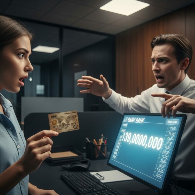 I thought the worst part of my divorce was being thrown out with nothing—until the banker stared at my father’s old card and went ghost-white. “Ma’am… you need to see this. Now.” His voice cracked like he’d just seen a crime scene. My hands shook as he turned the screen toward me. And in that moment, I realized my father had hidden a secret so big… my entire life was about to change forever.