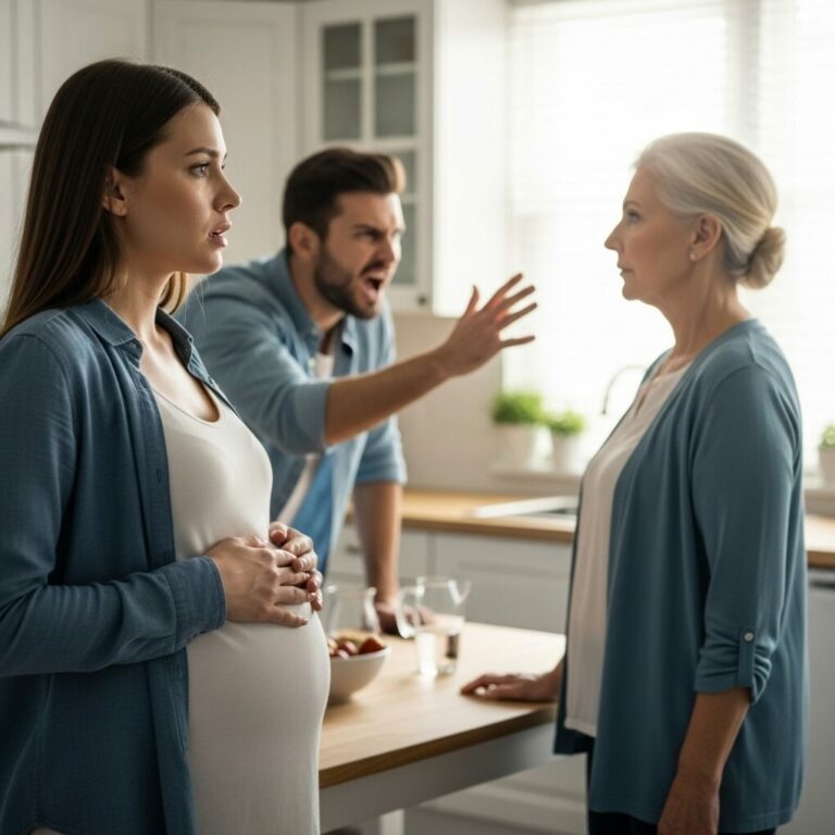 I should’ve known something was wrong when my mother-in-law smiled and said, “Eat, you need strength.” My hands were shaking from morning sickness—and fear. Ten minutes later, my husband spat the food out and screamed, “What did you put in this?!” The room went silent. I wasn’t scared anymore. For the first time, I was ready to watch what happened next.