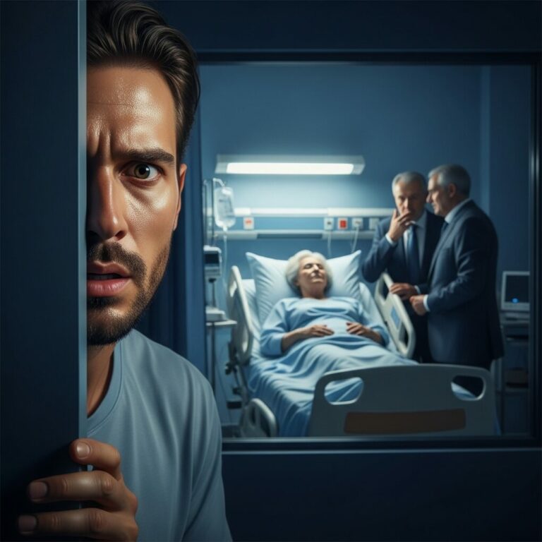 I rushed into the ICU, desperate to see my mom, when the nurse grabbed my arm and whispered, “Hide… and trust me.” My heart slammed as I froze behind the door. Seconds later, I heard a familiar voice say, “She won’t be waking up, right?” That’s when I realized this hospital visit wasn’t about saving my mother— it was about someone making sure she didn’t survive.