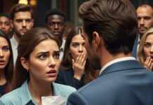 I only gave a homeless girl ten dollars, but she grabbed my wrist and whispered, “Check your coffee. He put something in it.” My stomach dropped. When I confronted my husband, he didn’t deny it—instead, he smiled. A slow, chilling smile I’d never seen before. “You really want to know?” he said, reaching for the cup. And what he did next… left me frozen in place.