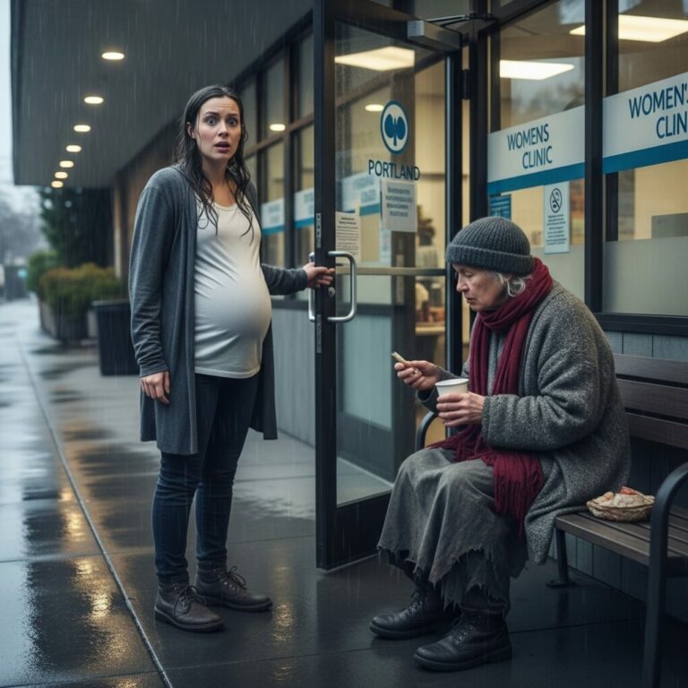 After losing the lawsuit against my husband, I walked into the clinic in despair, carrying my unborn twins. But as soon as my hand touched the door, the voice of an old woman behind me changed everything…