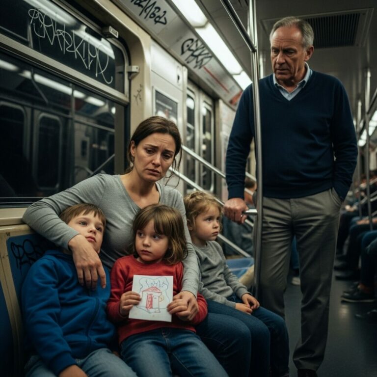 When my dad spotted me on the crowded subway with my kids, his voice cut through the noise: “Why aren’t you using the car I gave you?” I froze. How could I tell him the truth—that my husband and his sisters had taken it and threatened me when I protested? When I finally whispered it to him, he didn’t flinch. He just leaned in and said quietly, “Don’t worry… I’ll handle this.” But I had no idea how far he would go.