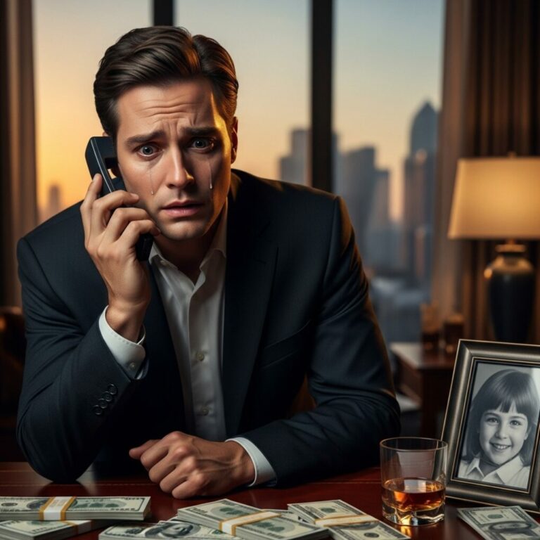 I thought nothing could hurt more than losing my parents—until my wife slid divorce papers into my hands at their funeral. Before I could breathe, she whispered, “I’m taking Emily,” and walked away with our daughter and a wealthy stranger. Four years later, I rebuilt everything and became a millionaire… But then my phone rang. “Daddy,” my daughter whispered, voice trembling, “please… help me.” And my world shattered all over again.