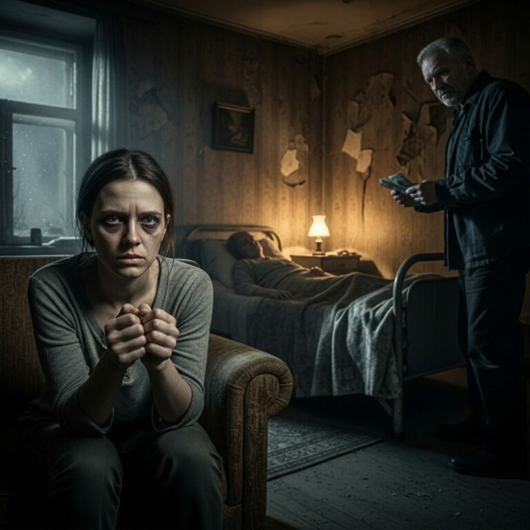 For five years, I slept four hours a night, worked two jobs, and handed every paycheck to my father. “It’s the only way to keep her alive,” he said. Then a doctor pulled me aside and whispered, “You should know something… she was never paralyzed.” My heart stopped. I went home that night and looked at my mother differently. That’s when I realized I wasn’t saving her life—I was funding a lie