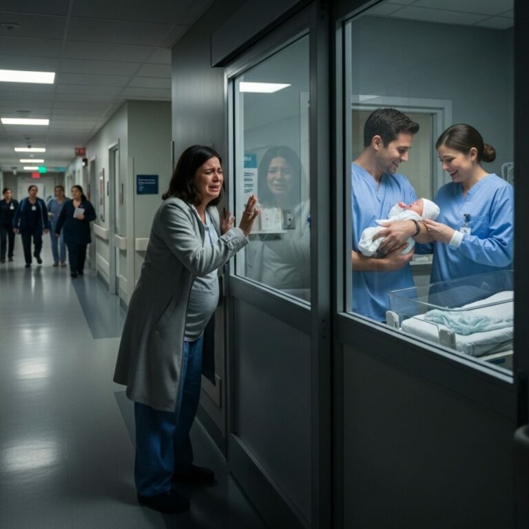 Cuando abrí la puerta y vi a mi marido sosteniendo al bebé de su amante, sentí cómo mi mundo se quebraba. ‘¿De verdad pensaste que no lo descubriría?’ le susurré, mientras él se quedaba pálido. No lloré. No supliqué. Solo di media vuelta… porque todavía no sabía que estaba a punto de decirle la frase que cambiaría todo: ‘Yo soy dueña del 90% de la empresa.’ ¿Quieres saber qué pasó después?