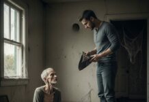 My brother found me shaking with hunger in an empty house and whispered, “You have an $8,000 pension—why are you starving?” I couldn’t answer. Behind me, my son muttered, “I gave all her money to my wife.” The room went silent. My brother slowly took off his coat—and in that moment, I realized someone was finally about to stop this.