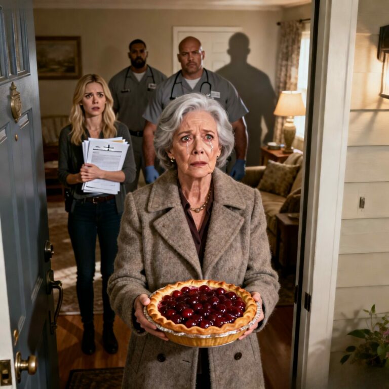“The aroma of my signature pot roast was already filling the car when my phone vibrated. It was my lawyer. ‘Don’t step foot in that house,’ he barked the moment I picked up, his voice trembling with a fear I’d never heard. ‘Your daughter isn’t waiting for dinner, Martha. She’s waiting for your signature on those medical papers… and she’s not planning on letting you leave.’ My hand froze on the door handle. I looked up at her smiling face through the window, wondering: how long had my own child been planning my disappearance?”