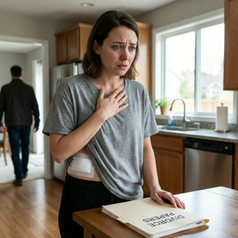 I donated my kidney to my husband. When my wound hadn’t even healed yet. He threw the divorce papers in my face. I was so happy that…