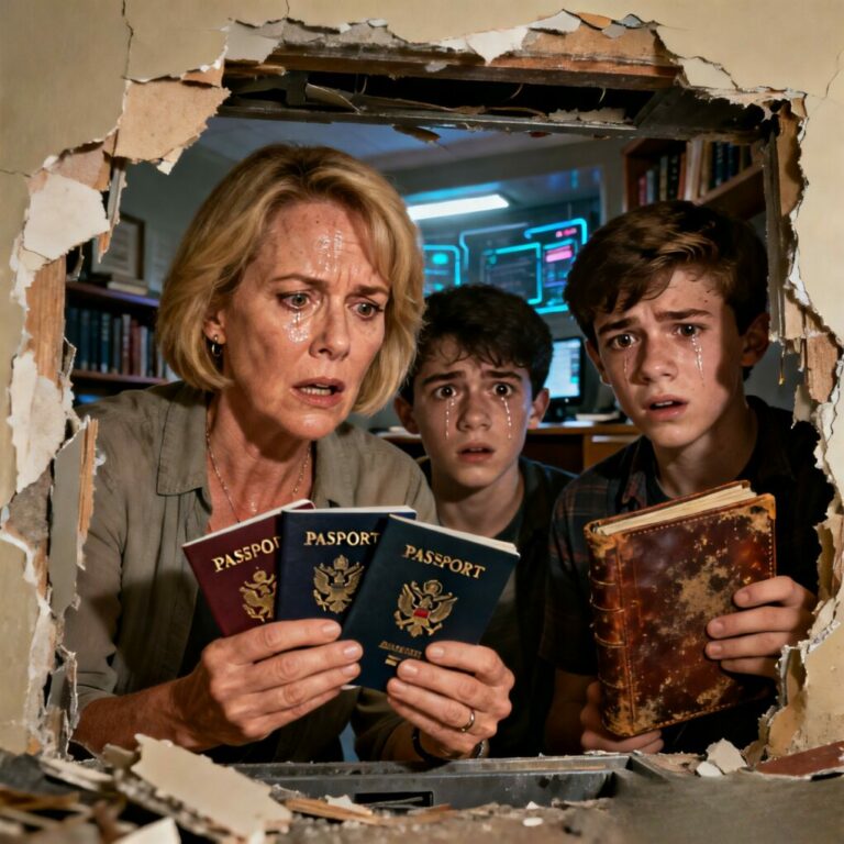 “I thought I knew everything about the man I shared a bed with for twenty years. But when the contractor pulled back the floorboards of his office, his face went pale. ‘Ma’am, you need to see this, but hold your sons close.’ My hands shook as I looked down. ‘Dad… is that you?’ my oldest whispered. The room went cold. What had my husband been hiding right under our feet?”