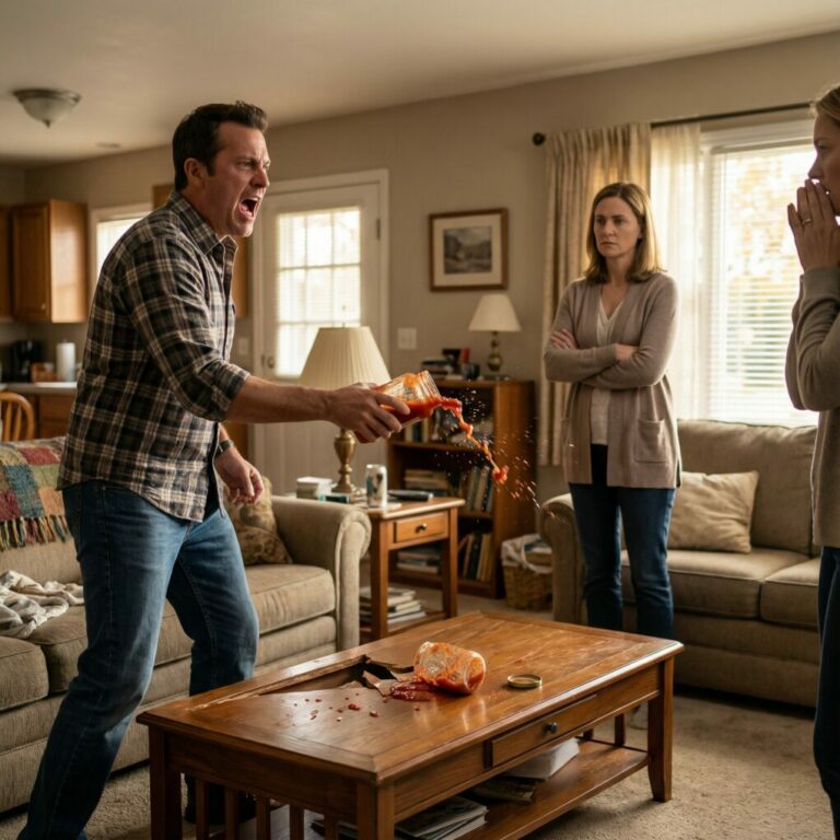 My husband threw TANTRUMS for months, slammed a sauce jar so hard it CRACKED, flipped the COFFEE TABLE, and his mom said ‘BOYS WILL BE BOYS.’ So I threw bigger ones back.