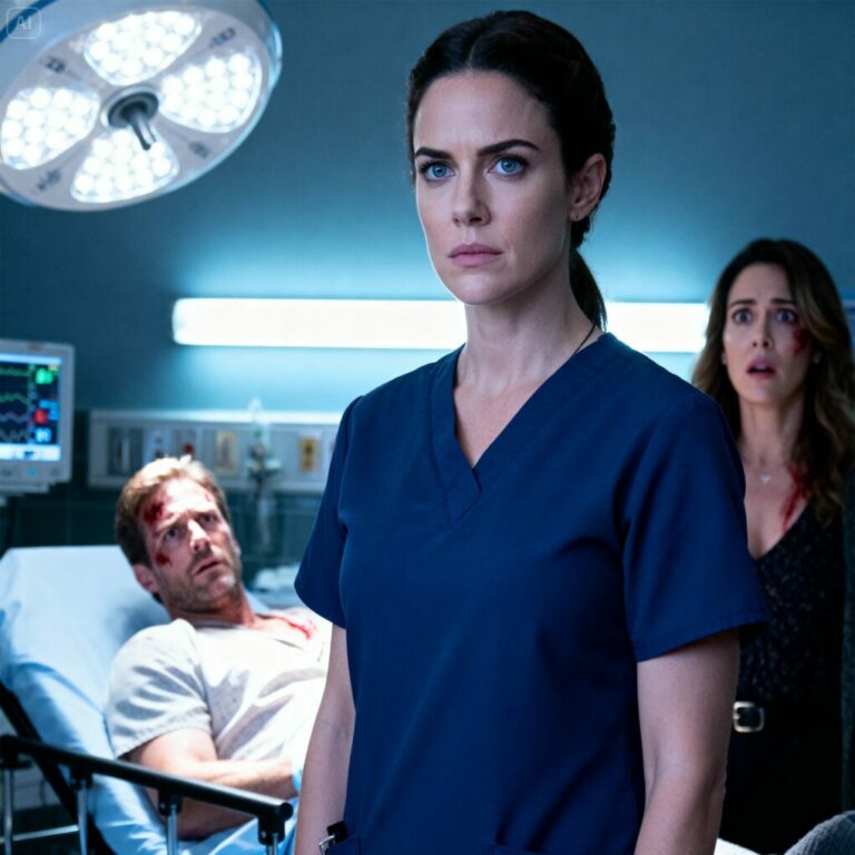 Las puertas de urgencias se abrieron de golpe durante mi turno de medianoche; las sirenas gritaban como una advertencia para la que no estaba preparada. —¡Doctora, la necesitamos ahora mismo! —gritó una enfermera.  Levanté la vista… y me quedé paralizada. En la camilla estaba mi esposo. A su lado, sangrando y aterrorizada, estaba su amante. Nuestras miradas se cruzaron. Él susurró: —Por favor… no.  Sonreí detrás de la mascarilla y pensé: Oh, no te preocupes. No lo haré. Lo que hice a continuación lo cambió todo.