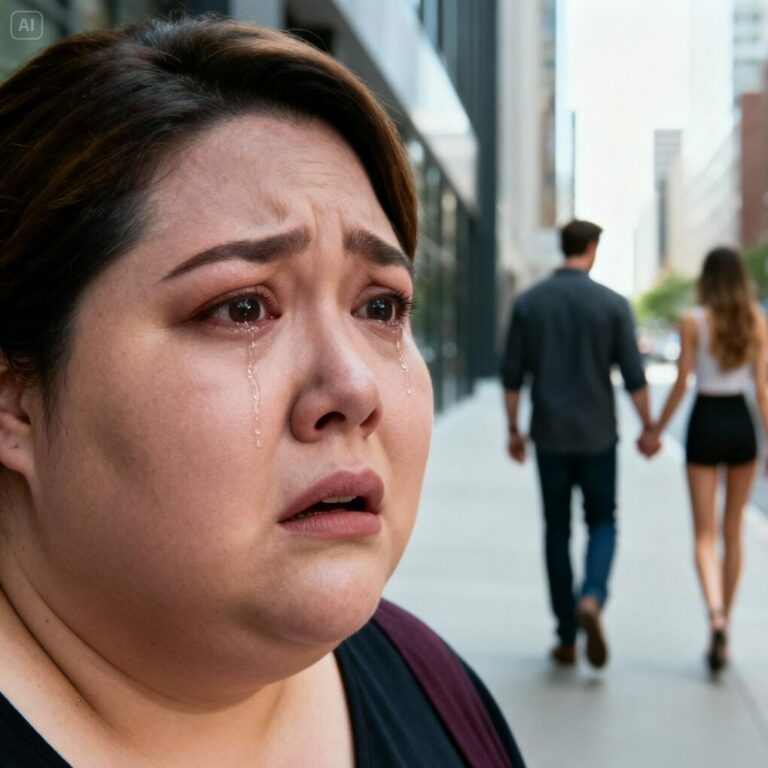 My husband made fun of my weight and left me for a fit woman! When he came back to get his things…