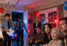 MY DAD AND SISTER WERE HOSTING GRANDMA’S 85TH BIRTHDAY. MY HUSBAND LEANED IN AND WHISPERED: ‘GET YOUR BAG, WE’RE LEAVING. ACT LIKE NOTHING’S WRONG.’ I THOUGHT HE WAS BEING DRAMATIC UNTIL HE LOCKED THE CAR DOORS AND SAID, ‘SOMETHING’S VERY, VERY WRONG’ 10 MINUTES LATER, I CALLED THE POLICE