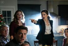 My sister slapped my baby at Christmas dinner and told me I was overreacting, Like assaulting an infant was just festive fun. Everyone just sat there. But then My lawyer wife stood up and taught her a lesson She’ll never forget. She never came back.