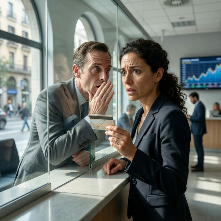 Después del divorcio, mi esposo me echó de casa sin darme ni un solo centavo. Decidí comprobar la vieja tarjeta que una vez me dio mi padre, pero el banquero palideció y susurró: “Señora… tiene que ver esto”. Me quedé paralizada de shock cuando descubrí que…